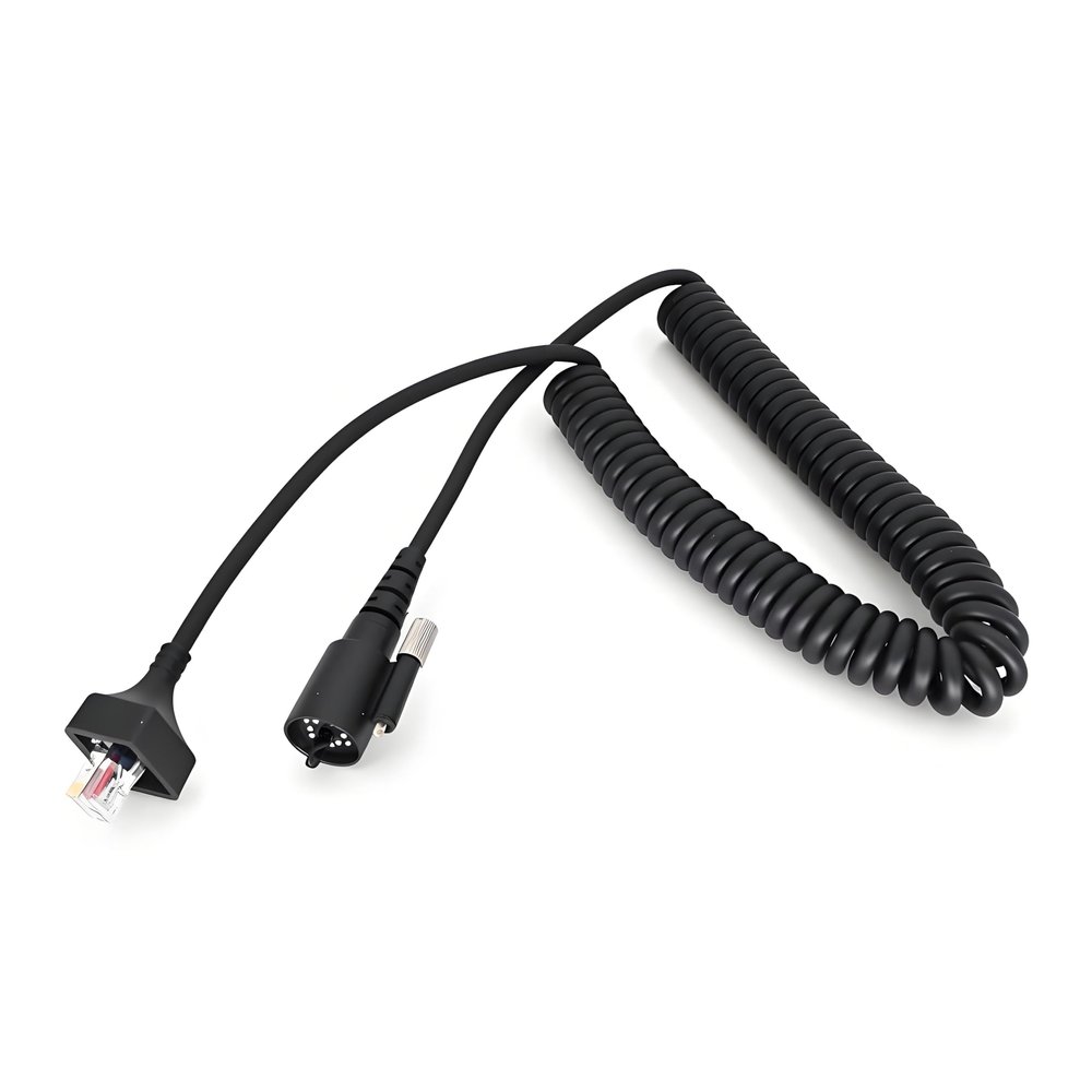 DRAGONRUN Repair Accessories Handheld Radio Speaker Microphone Cable Suitable for KMC-27 TK-690 TK-790 TK-890 TK-5710 TK-5810