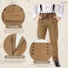 Ya-cos Men Steampunk Pants Victorian Pant Adult Vintage Gothic Trousers view 3