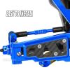 BRCatWPark RC Turnbuckles Camber Links Upgrades Part for 1/10 Slash 4X4 VXL/Rustler 4X4 VXL/Stampede 4X4 VXL/Bandit 4WD VXL,Aluminum Adjustable Turnbuckles Hop-Up,Navy Blue view 4