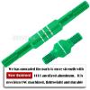 BRCatWPark RC Turnbuckles Camber Links Upgrades Part for 1/10 Slash 4X4 VXL/Rustler 4X4 VXL/Stampede 4X4 VXL/Bandit 4WD VXL,Aluminum Adjustable Turnbuckles Hop-Up,Green view 3
