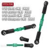 BRCatWPark Aluminum Turnbuckles Camber Links Upgrades Part for 1/10 Slash 2WD VXL/Rustler 2WD VXL/Bandit 2WD VXL/Stampede 2WD VXL,RC Alloy Adjustable Turnbuckles Hop-Up,Green view 2
