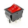 QZLIBEFUD KCD4 1PCS Black Rocker Switch Power Switch ON-Off-ON 3 Position 6 Pins No Lights 16A 250VAC/ 20A 125VAC(Trigonometric Sign) view 4