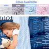 Evulum Custom Toddler Nap Mat for Daycare Kids Boys Sleeping Bag with Pillow and Blanket for Preschool Kindergarten, Personalized Name Monogrammed Nap Mats Deep Blue view 2