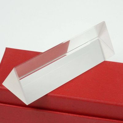 25x25x80mm K9 Crystal Triangular Prism for Teaching Light Spectrum Physics Photo Optical Instruments Rainbow Experiment