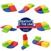 TOLEAD Large Baby Climbing Blocks 4pcs Climbing Toys for Toddlers - Ultra High Density Soft Foam Play Gym Equipment Easy Wash for Indoor Nursery view 2