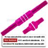 BRCatWPark RC Turnbuckles Camber Links Upgrades Part for 1/10 Slash 4X4 VXL/Rustler 4X4 VXL/Stampede 4X4 VXL/Bandit 4WD VXL,Aluminum Adjustable Turnbuckles Hop-Up,Pink view 3