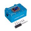 AMK 1/10 RC Crawler Fuel Cell Receiver, CNC Aluminum RC Cell Receiver, Simulated Fuel Tank for SCX10 PRO, Roll Cage, RR10 Capra, and Other RC Crawler Cars (Light Blue) view 1