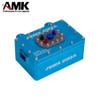 AMK 1/10 RC Crawler Fuel Cell Receiver, CNC Aluminum RC Cell Receiver, Simulated Fuel Tank for SCX10 PRO, Roll Cage, RR10 Capra, and Other RC Crawler Cars (Light Blue) view 4