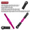 BRCatWPark RC Adjustable Turnbuckles Camber Links Upgrades Part for 1/8 Typhon 3S 4WD BLX / Mega 550 1/10 Big rock 3S 4WD BLX,Pink (Not for Big rock V1 or V2 model rc car) view 2