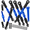 BRCatWPark Aluminum Turnbuckles Camber Links Upgrades Part for 1/10 Slash 2WD VXL/Rustler 2WD VXL/Bandit 2WD VXL/Stampede 2WD VXL,RC Alloy Adjustable Turnbuckles Hop-Up,Navy Blue view 1