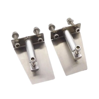 1 Pair 41 * 30mm Trim Flaps Trim Tabs Balance Plate for 50-65cm RC Boat Trim Tabs RC Boat Speed Boat CAT Model Spare Parts