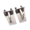 1 Pair 41 * 30mm Trim Flaps Trim Tabs Balance Plate for 50-65cm RC Boat Trim Tabs RC Boat Speed Boat CAT Model Spare Parts view 1