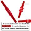 BRCatWPark Aluminum Turnbuckles Camber Links Upgrades Part for 1/10 Slash 2WD VXL/Rustler 2WD VXL/Bandit 2WD VXL/Stampede 2WD VXL,RC Alloy Adjustable Turnbuckles Hop-Up,Red view 3
