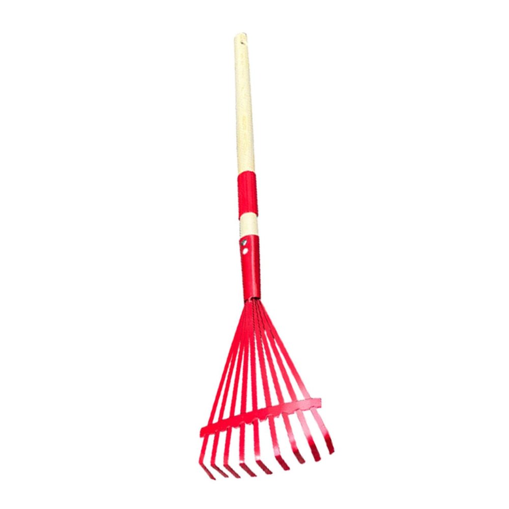 CoudarTitie Children's Gardening Set with Wooden Tools for and Learning, Leaf rake