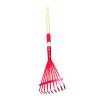 CoudarTitie Children's Gardening Set with Wooden Tools for and Learning, Leaf rake view 1