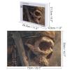 1000 PCS Jigsaw Puzzle for Adults Wooden Challenging Puzzle Skull Wearing Headband Custom Personalized Picture Puzzle for Adults & Kids Family Game Nights Wooden Puzzle view 2