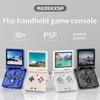 Daxceirf RG35XXSP Flip Handheld Game Console 3.5 inch IPS Screen Linux System 3300mAh Video Portable Gaming Consoles with 64G TF Card Built in 5000 Games Support WiFi Bluetooth (Gray) view 2