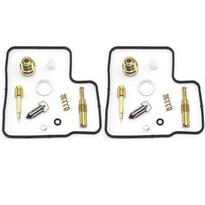 HSSMEUR 2PCS Motorcycle Carburetor Repair Kit Valve Seat Needle Washer Parts, Compatible with XL600V Transalp XL600 XL 600V 1987-2000 Float