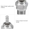 2Pcs Hot Glow Plug, Silver N4 Spark Nitro Engine Parts Replace N4 Spark Medium Hot Nitro Engine Parts for Redcat HPI HSP Oil Powered Model Car RC Accessories with 2 Gasket view 3