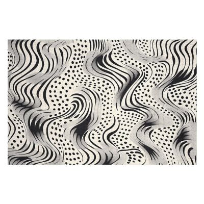 1000 PCS Jigsaw Puzzle for Adults Wooden Challenging Puzzle Wavy Lines and Dots Custom Personalized Picture Puzzle for Adults & Kids Family Game Nights Wooden Puzzle