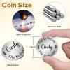 Personalized Decision Coin Custom Flip to Decide Coin for Girlfriends Boyfriends Funny Decision Maker Coins Customized Couple Gifts for Boyfriend Girlfriend Valentines Day Birthday Christmas Gifts view 3