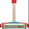 VEDES Grohandel GmbH - Ware SpielMaus Wooden Sliding Arch Rattle view 1