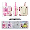 Walkie Talkies Toys for Girls:Unicorn Toys 2 Pack Birthday Gifts for 3 4 5-7 8 Year Old Girls Toy for 4 5 6 7 8-10 Year Old Camping Outdoor Games,Christmas Stocking Stuffers for Girls Kids view 2