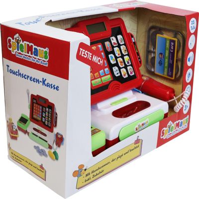 SpielMaus Kitchen Touchscreen Cash Register with Accessories
