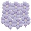 10 Pcs Purple Daisy Balloons Flower Aluminum Foil Balloons Girls Daisy Themed Party Wedding Baby Shower Groovy Boho Supplies Birthday Party Decorations view 1