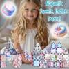 Little Pi Unicorn Toys for Girls Age 4-6 - Unicorn Magnetic Tiles Frozen Toys for Girls Age 4-7 - 3 Year Old Girl Gifts 4 Year Old Girl Birthday Gifts Magnetic Blocks Age 3 4 5 6 7 8 view 2