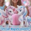 Little Pi Unicorn Toys for Girls Age 4-6 - Unicorn Magnetic Tiles Frozen Toys for Girls Age 4-7 - 3 Year Old Girl Gifts 4 Year Old Girl Birthday Gifts Magnetic Blocks Age 3 4 5 6 7 8 view 3