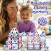 Little Pi Unicorn Toys for Girls Age 4-6 - Unicorn Magnetic Tiles Frozen Toys for Girls Age 4-7 - 3 Year Old Girl Gifts 4 Year Old Girl Birthday Gifts Magnetic Blocks Age 3 4 5 6 7 8 view 4