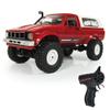 Dodoore RC Truck 1/16 RC Rock Crawler, WPL C24 4x4 RC Pickup Truck, 2.4GHz Remote Control Car, All Terrain Off Road RC Climbing Car with Headlights for Adults (Red) view 1