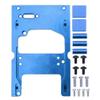 MUNEFE Fixing Base Servo, Servo Fixing Base Mount Bracket, RC Car Metal Steeencircle Engine for Improving The Stability of Remote Control Vehicles (Blue) view 1