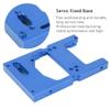 MUNEFE Fixing Base Servo, Servo Fixing Base Mount Bracket, RC Car Metal Steeencircle Engine for Improving The Stability of Remote Control Vehicles (Blue) view 2