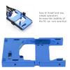 MUNEFE Fixing Base Servo, Servo Fixing Base Mount Bracket, RC Car Metal Steeencircle Engine for Improving The Stability of Remote Control Vehicles (Blue) view 3