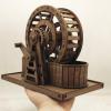 1/12 Wooden Breaking Wheel Scale Model Medieval torture model,Suitable for for 6 inches action figures view 3
