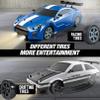 Liberty Imports RC Drift Car 1/16 2.4GHz 4WD Remote Control Sport Racing On-Road Vehicle with LED Light, Batteries and Drift Tires (Silver) view 4