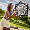 AMAZEABLES Star Air Flow Star, Spinning Cloth Flowstar, Dapo Star, Perfect for Juggling and Flow Arts, Portable and Durable (Green) view 3