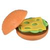 1 Stretchy and Squishy Burger Stress Ball - Doh Filled Buns and Stretchy Toppings Hamburger Fidget Toy Novelty Desk view 1
