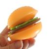 1 Stretchy and Squishy Burger Stress Ball - Doh Filled Buns and Stretchy Toppings Hamburger Fidget Toy Novelty Desk view 2