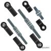 RCHuiWow RC Alloy Turnbuckles Camber Links Upgrades Part for 1/10 Slash 4WD(VXL),Rustler 4WD(VXL),Stampede 4WD(VXL),Bandit 4WD(VXL),Hoss 4WD(VXL) Adjustable Tie Rods & Turnbuckles Hops Up,Titanium view 3