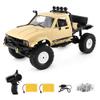 Dodoore RC Truck 1/16 RC Rock Crawler, WPL C14 4x4 RC Semi Truck, 2.4GHz Remote Control Car, All Terrain Off Road RC Climbing Car with LED Lights and 2 Batteries for Adults (Yellow) view 1
