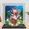 Acrylic Clear Display Box for KeLi Corrie Block Models, Assembled Dustproof Display Box, Model Storage Dustproof Box (Display Box Only) 9.84*9.84*8.66 inches (painted background) view 2