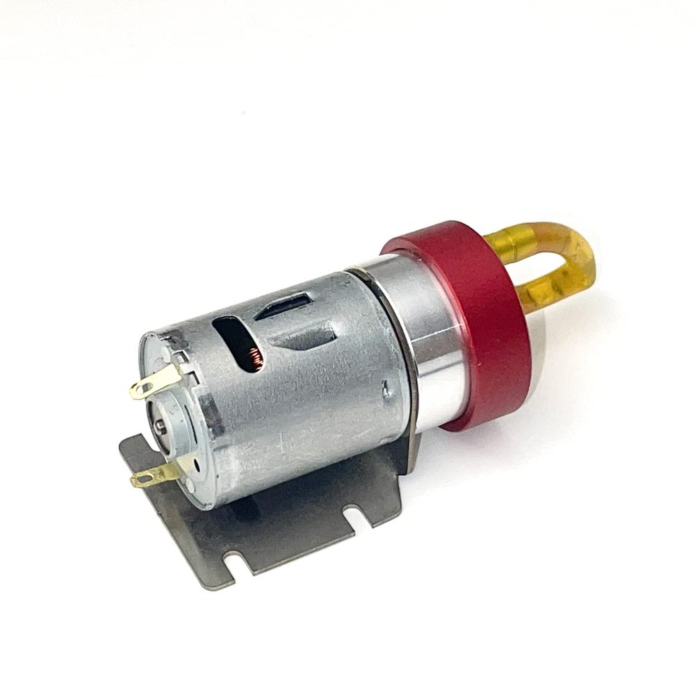 Glintique 1Pcs Electric Fuel Pump Smoke Kits Metal Gear with Mounting Bracket for RC Nitro or Gas Boat Airplane Car