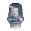 ZhanMg Cute Snowman Stroller Chair Nursing Top Cover - Privacy Canopy for Newborns and New Moms, Perfect for High Chair, Black view 2