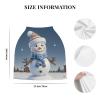 ZhanMg Cute Snowman Stroller Chair Nursing Top Cover - Privacy Canopy for Newborns and New Moms, Perfect for High Chair, Black view 4