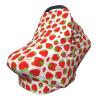 ZhanMg Strawberry Stroller Chair Nursing Top Cover - Privacy Canopy for Newborns and New Moms, Perfect for High Chair, Black view 1