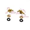 Glintique 5Pairs 2.5 * 3.5MM Fuel Tank Metal Accessory Outlets and Inlets Oil Nozzle Kit Replacement Part for RC Aircraft Plane view 2