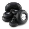 Glintique 1 Pairs PU Wheels W/Aluminum Core Alloy Hub 1Inch/1.25/1.5/1.75/2/2.25/2.5/2.75/3/3.25/3.5/3.75/4/4.5/5"; for RC Airplane Model(89mm 3.5inch) view 1